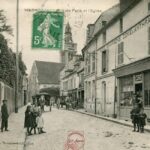 Viarmes - Route de Paris et Eglise