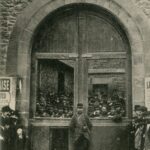 Limoges - Les Troubles - Porte de la Prison défoncée à coup de Bélier - 17 avril 1905
