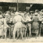 Paris -Les Fêtes de la Victoire - 14 juillet 1919- Service d'Ordre Difficile