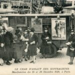 Paris - Le Char d'Assaut des Suffragistes - Manifestation du 25 et 26 decembre 1926
