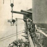 Ravitaillement, embarquement de bœufs