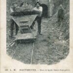 Hauterives- Mines de Lignite. Entrée d'une Galerie